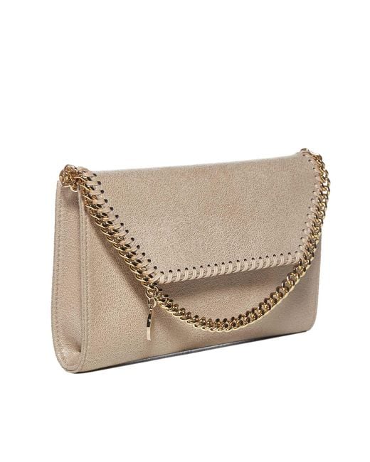 Stella McCartney Natural Falabella Mini Crossbody Bag