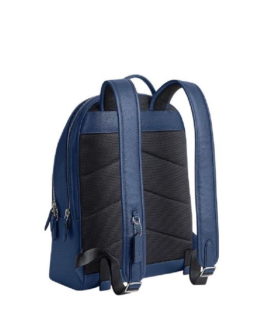 COACH Blue Charter Backpack With Graphic Logo for men