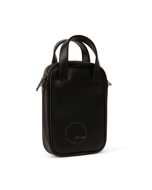 Matt & Nat Black Arbor Leap Vegan Crossbody Bag