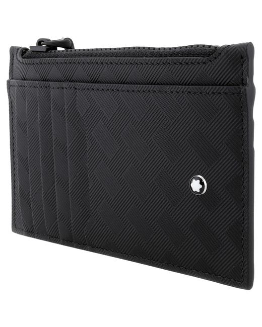Montblanc Black Extreme 3.0 Card Holder 8Cc With Zipped Pocket for men