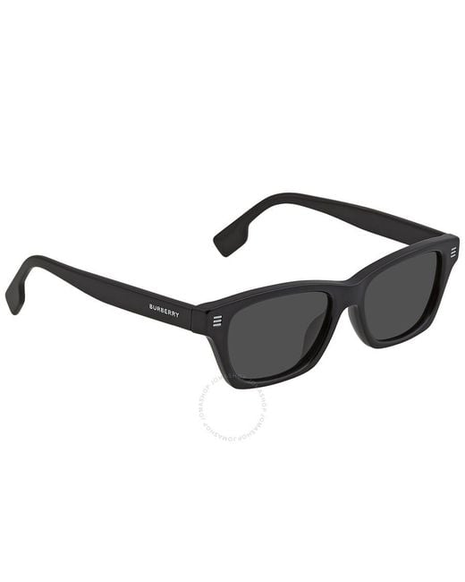 Burberry Kennedy Dark Gray Rectangular Sunglasses Be4357f 300187 53 for men