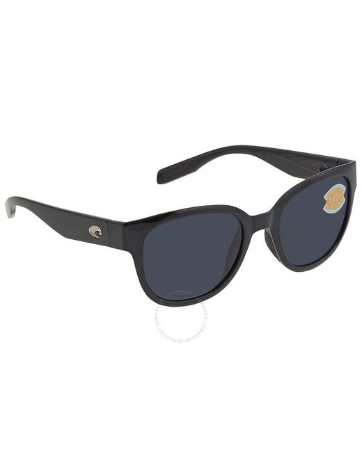 Costa Del Mar Blue Salina Grey Polarized Polycarbonate Sunglasses 6s9051 905103 53