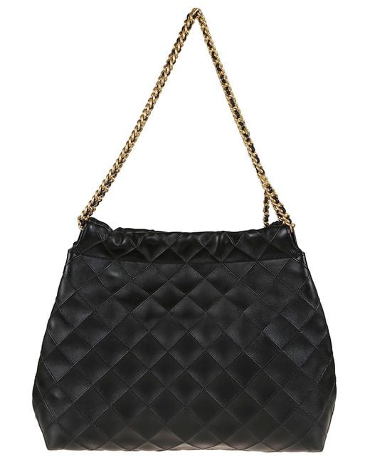 Tory Burch Black Fleming Hobo