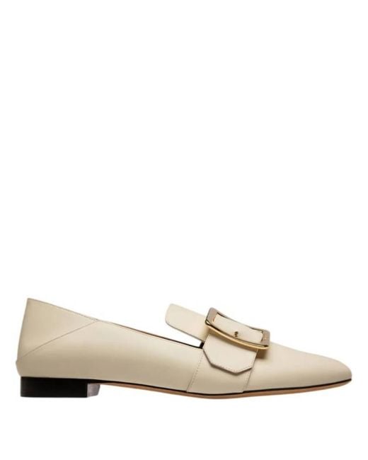 Bally Natural Janelle Calf Leather Slippers, Brand Size 35. Us