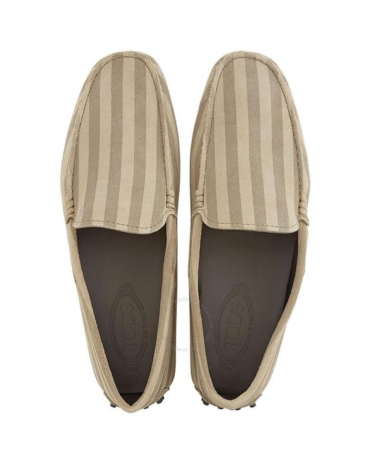 Tod's Natural Gommini Nuovo Slip-on Loafers for men