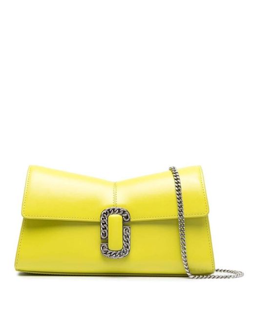 Marc Jacobs Yellow The St Marc Clutch Bag