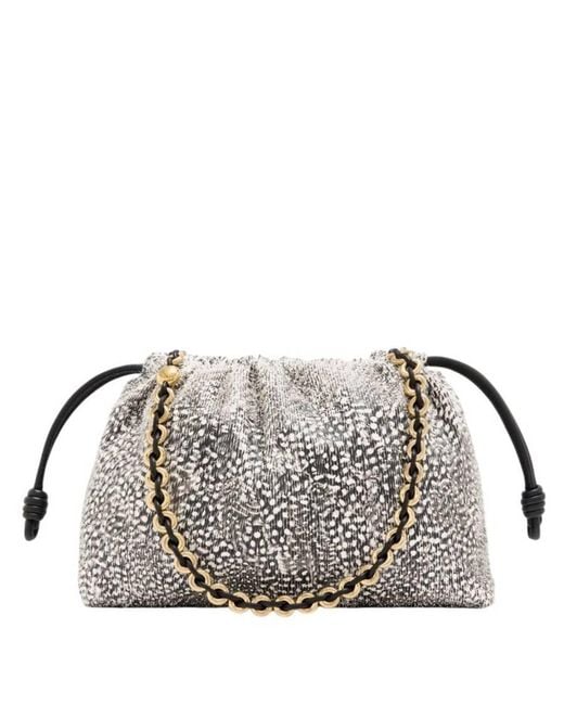 Loewe Gray Medium Flamenco Purse
