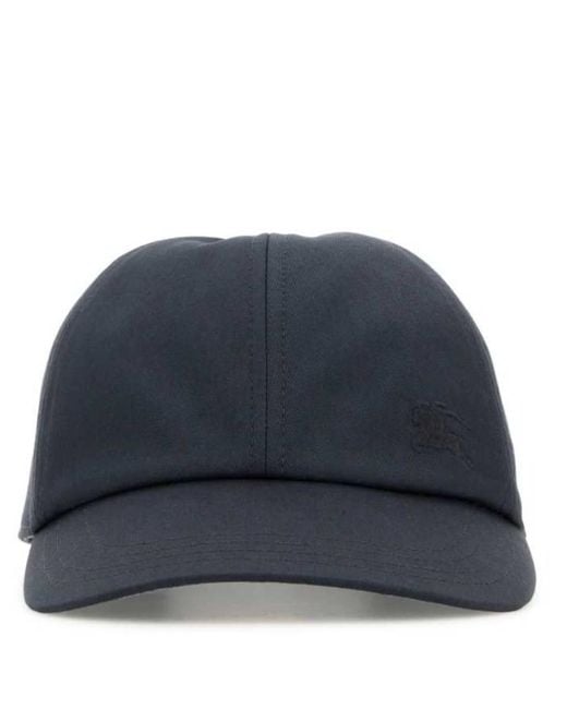 Burberry Blue Ekd Embroidered Cotton Baseball Cap for men