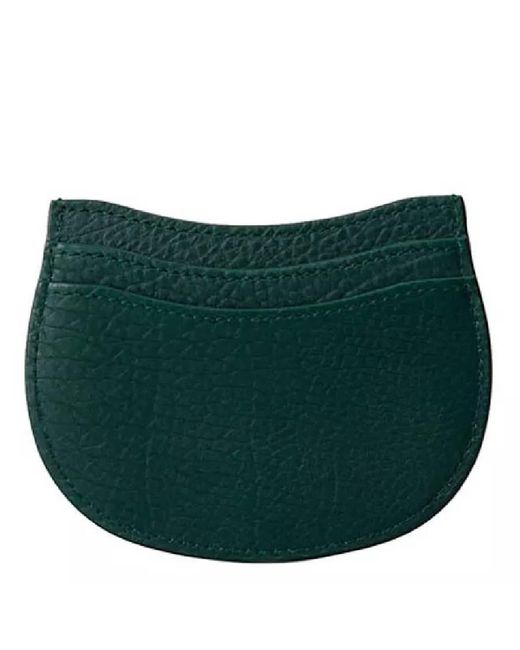 Burberry Green Rocking Horse Leather Card Wallet for men