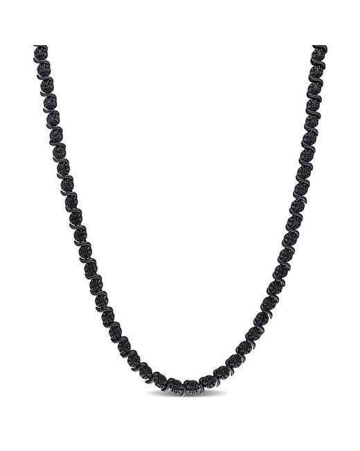 Amour Metallic 1/2 Ct Tw Diamond Tennis Necklace