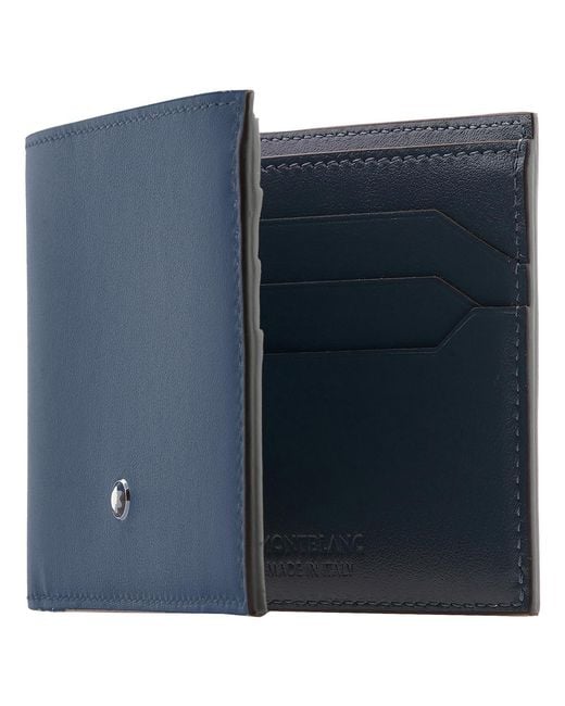 Montblanc Blue Meisterstck Wallet 6Cc for men