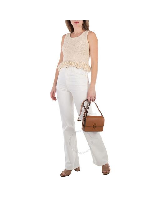 Fossil Brown Small Avondale Leather Crossbody Bag
