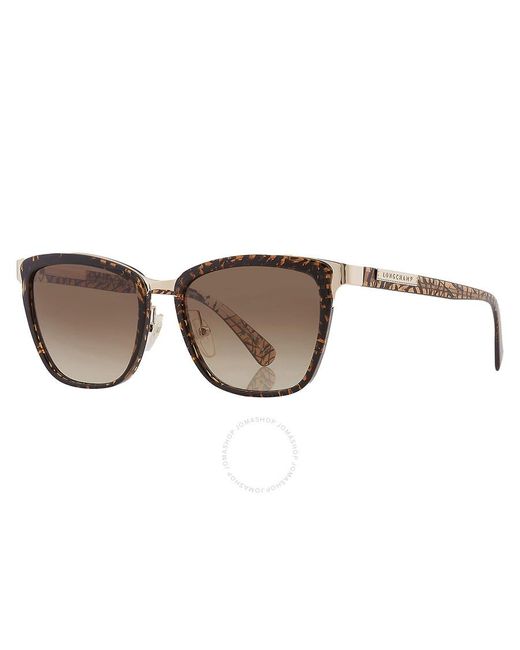 Longchamp Black Square Sunglasses Lo643s 211 54