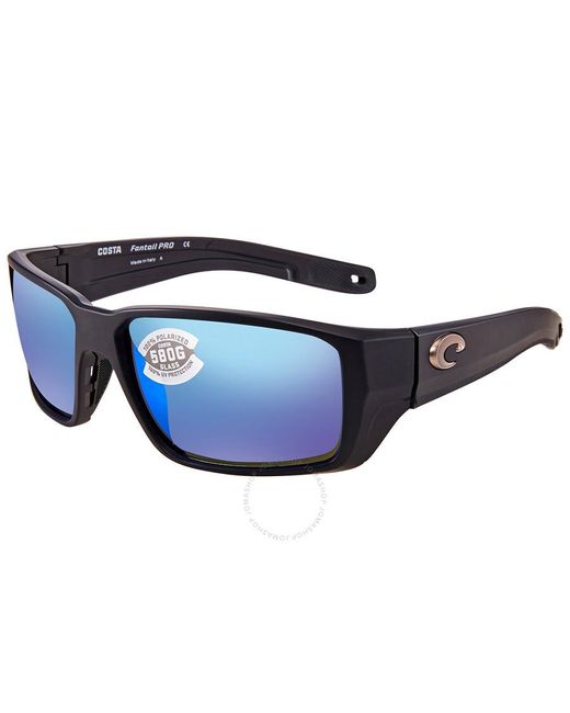 Costa Del Mar Cta Del Mar Fantail Pro Blue Mirror Polarized Glass Sunglasses for men