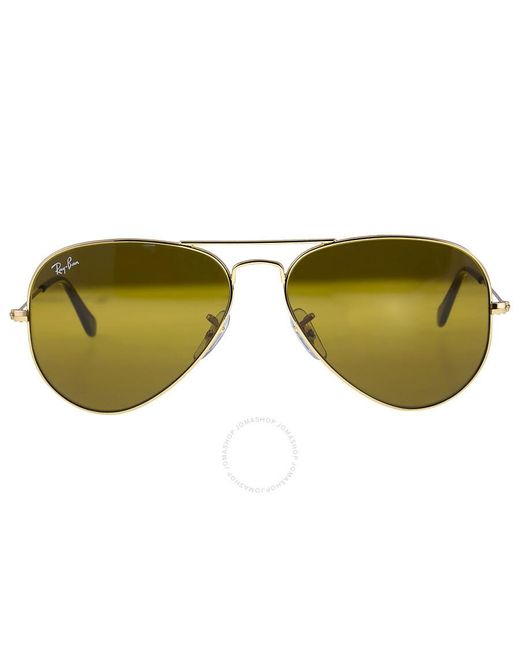 Ray-Ban Green Aviator Classic B-15 Sunglasses Rb3025 001/33 58