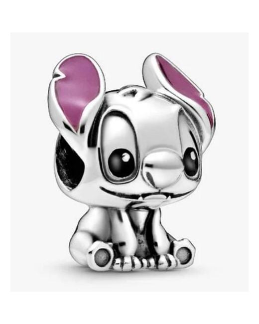 Pandora Pink Sterling Silver Disney Lilo And Stitch Charm