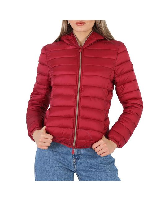 Save The Duck Red Alexis Puffer Jacket