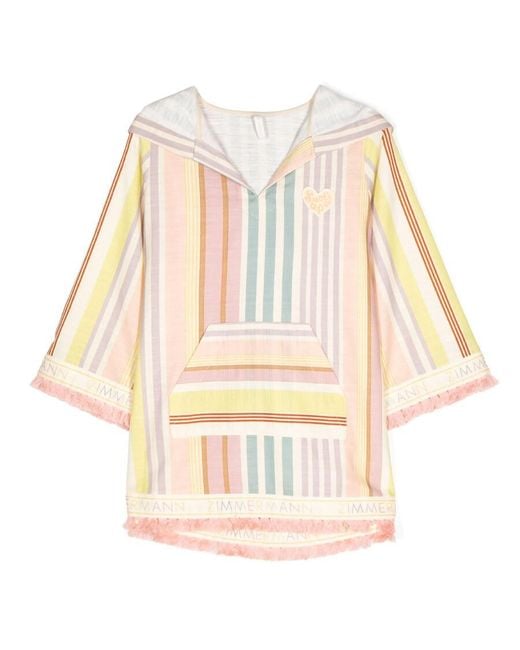 Zimmermann Multicolor Girls Halliday Stripe Jacket, Size 4Y