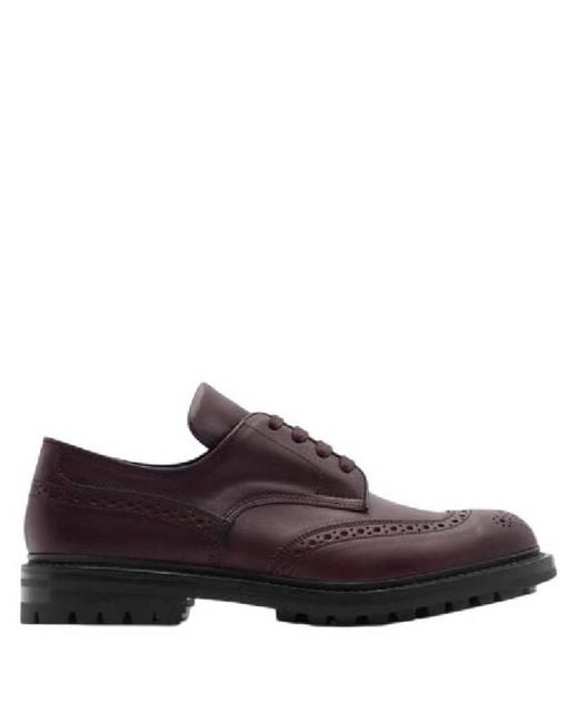 Burberry Brown X Trickers Almond Shaped Toe Brogues, Brand Size 6 (Us