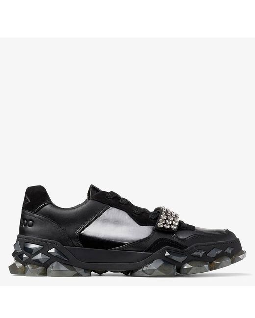 Jimmy Choo Black Diamond X Strap/M Low-Top Trainers, Brand Size 40 Us for men
