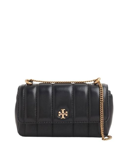Tory Burch Black Kira Mini Flap Bag for men