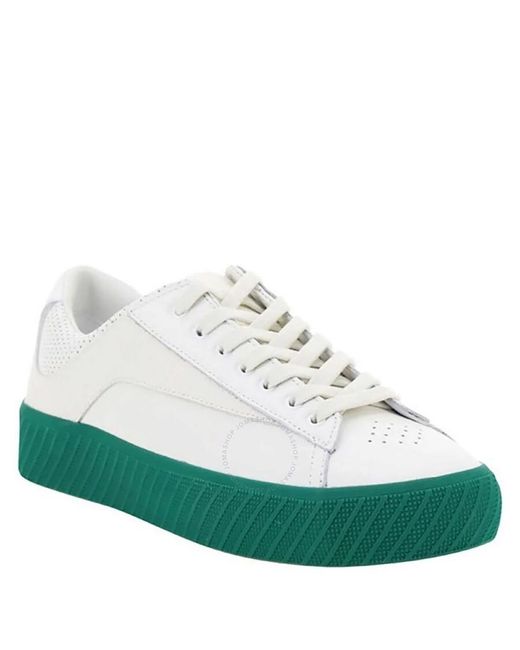 By Far White Rodina Leather Low-top Sneakers