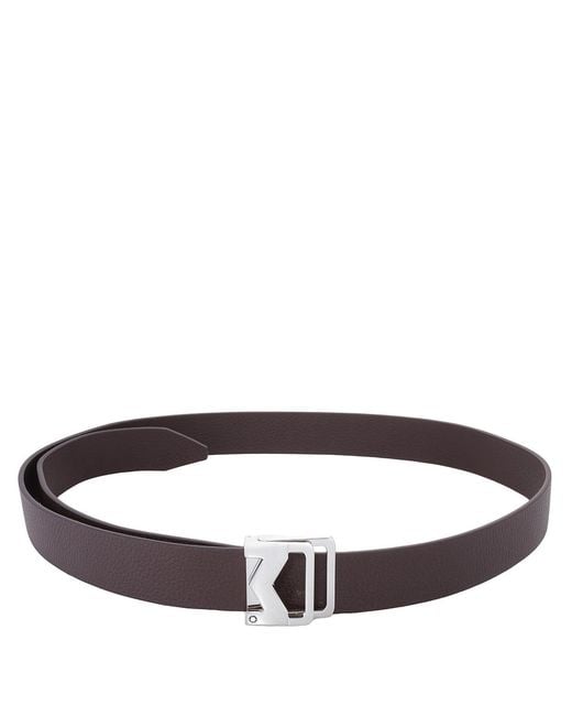 Montblanc Black Grainy Ebony 35Mm Leather Belt for men