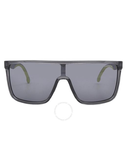 Carrera Gray Silver Browline Sunglasses 8060/s 03u5/t4 99 for men