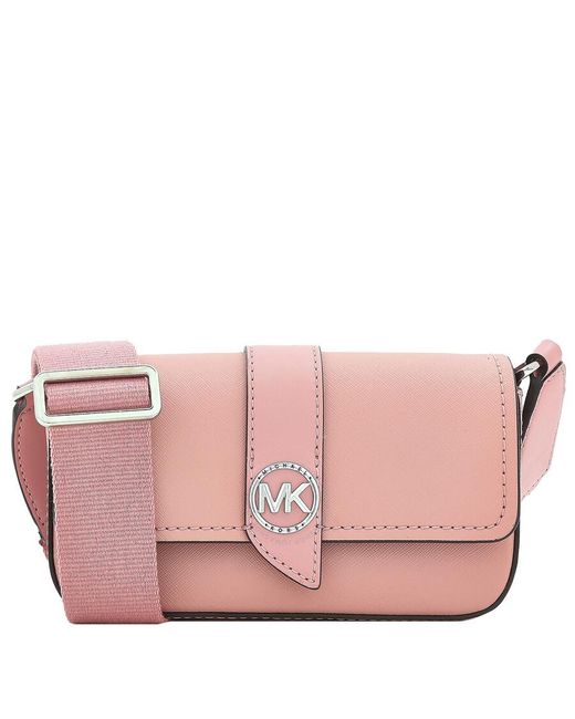 Michael Kors Pink Extra-small Greenwich Sling Crossbody Bag