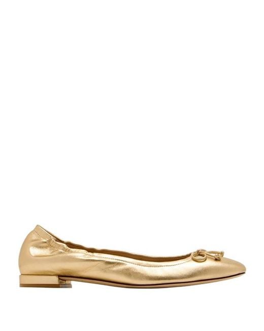 Stuart Weitzman Natural Bria Ballet Flats