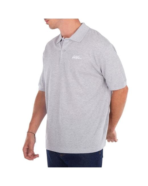 Lacoste Purple Cotton Short Sleeves Shirt for men