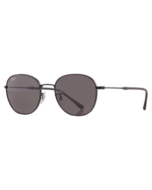 Ray-Ban Brown Dark Grey Phantos Sunglasses Rb3809 002/b1 53