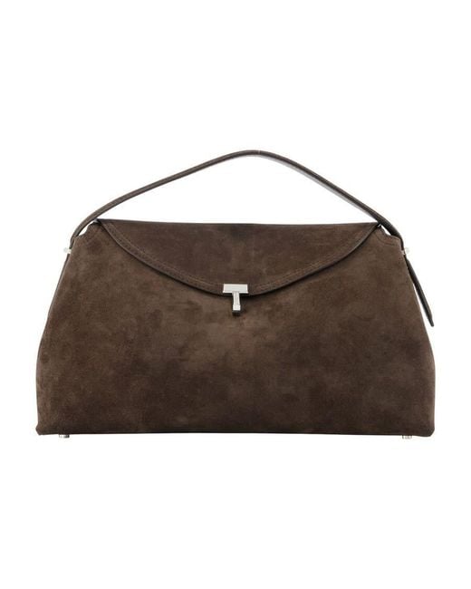 Totême Brown Top Handle Bag