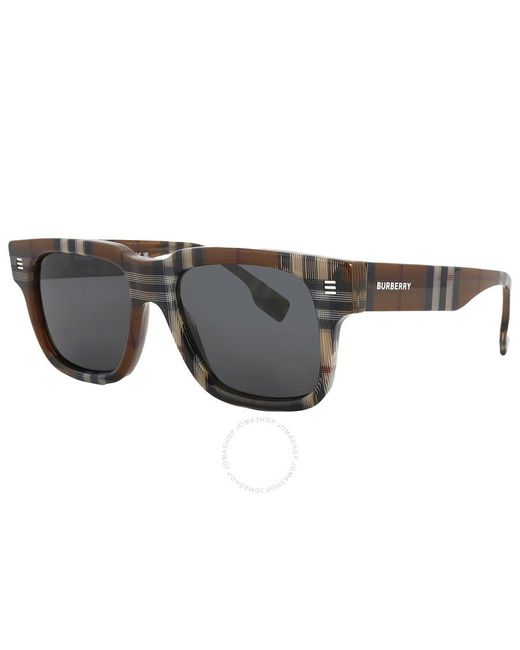Burberry Dark Gray Square Sunglasses 0be439439668754 for men