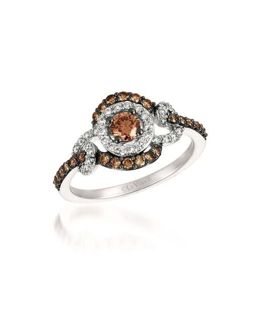 Le Vian Metallic Ladies Chocolate Diamonds Fashion Ring