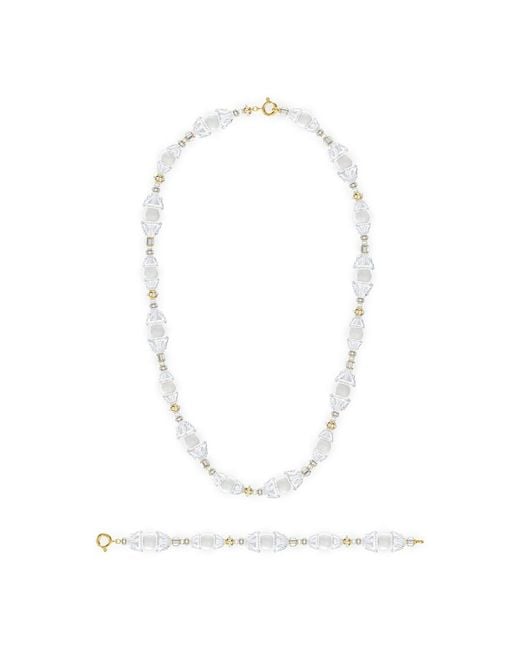 Swarovski White Somnia Necklace & Bracelet Set