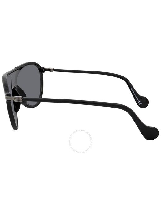Moncler Brown Smoke Mirror Pilot Sunglasses Ml0054 01c 00