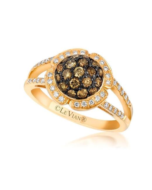 Le Vian Metallic Ladies Chocolate Cluster Rings