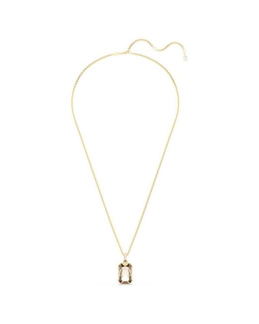 Swarovski Metallic Millenia Octagon Cut Pendant Necklace