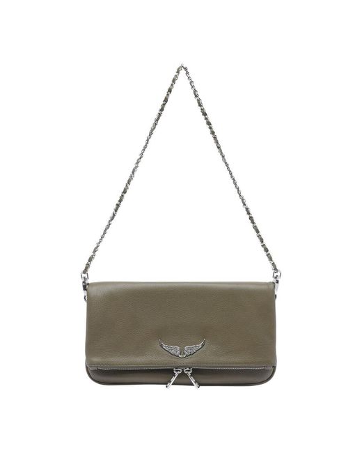 Zadig & Voltaire Gray Rock Crossbody Bag