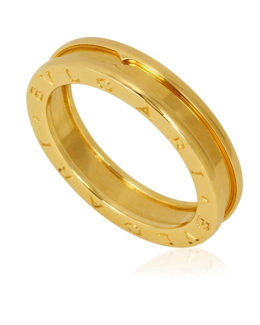 BVLGARI Yellow B.Zero1 18K 1-Band Ring, Brand (Us Size 6.5)