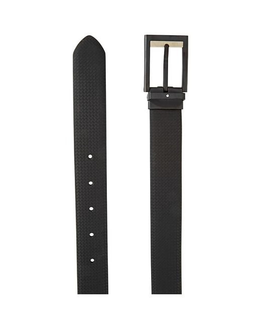 Montblanc Black Cut-To-Size Casual Belt for men