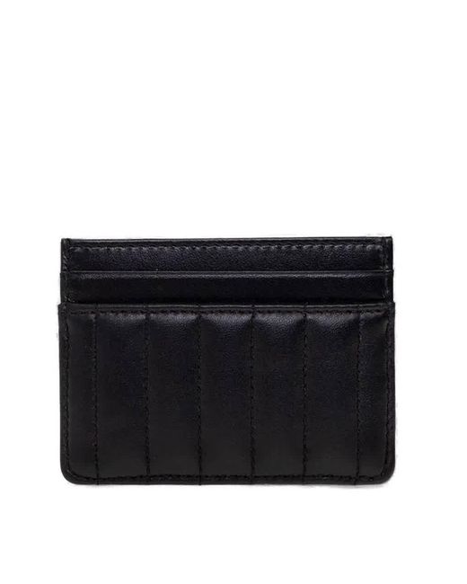 Burberry Black Quilted Leather Lola Tb Card Case
