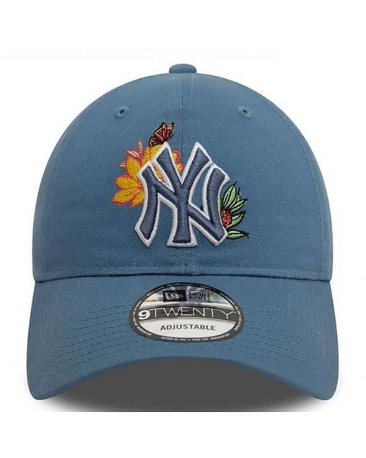 KTZ Blue 9Twenty Ny Yankees Oakland Athletics Floral Cap for men