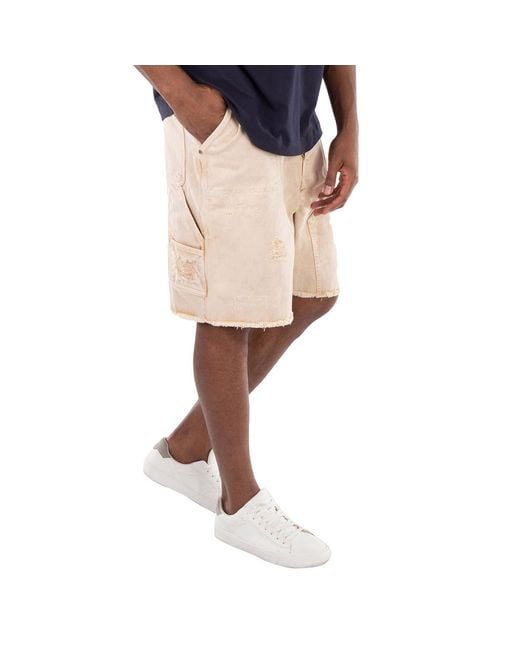 Etudes Studio Natural Friche Denim Shorts, Brand Size 50 (Us for men