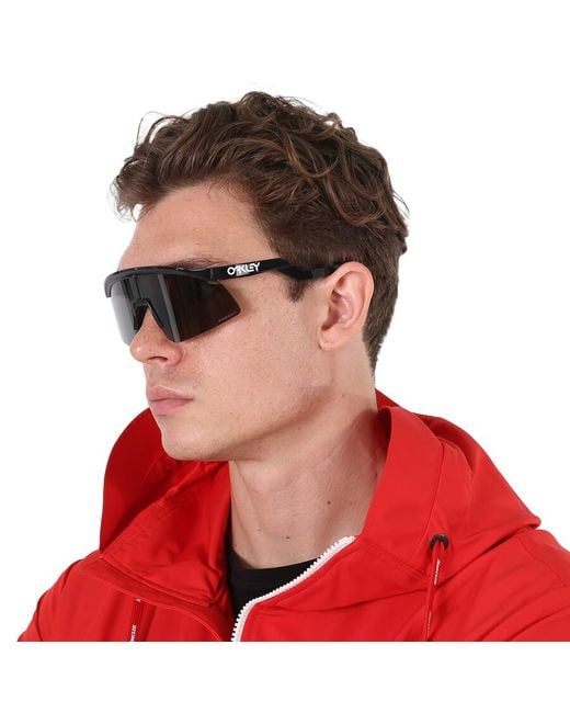 Oakley Gray Hydra Prizm Black Shield Sunglasses Oo9229 922901 37 for men