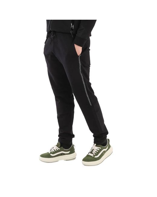 Moncler Black Logo-patch Sweatpants for men