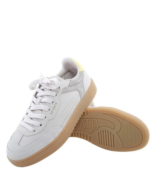 Axel Arigato White Dice T-Toe Low-Top Sneakers, Brand Size 38 Us