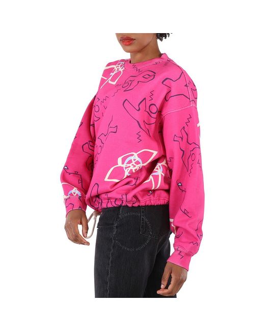 Isabel marant pink sweatshirt best sale