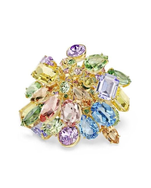 Swarovski Metallic Gema-Tone Plated Crystal Ring